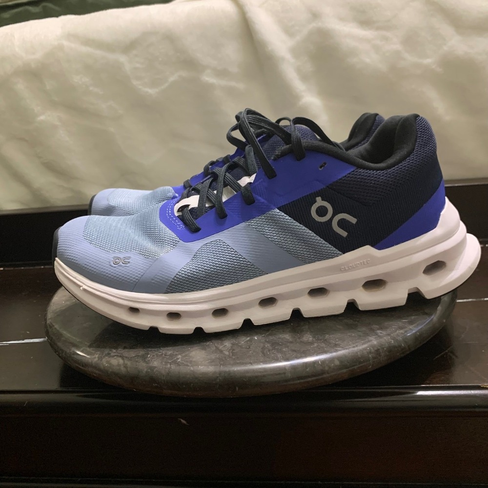 On Cloudgo Running Shoes Womens 7.5 Blue Navy CloudTec Active Sneakers 49.99018 - Picture 3 of 9